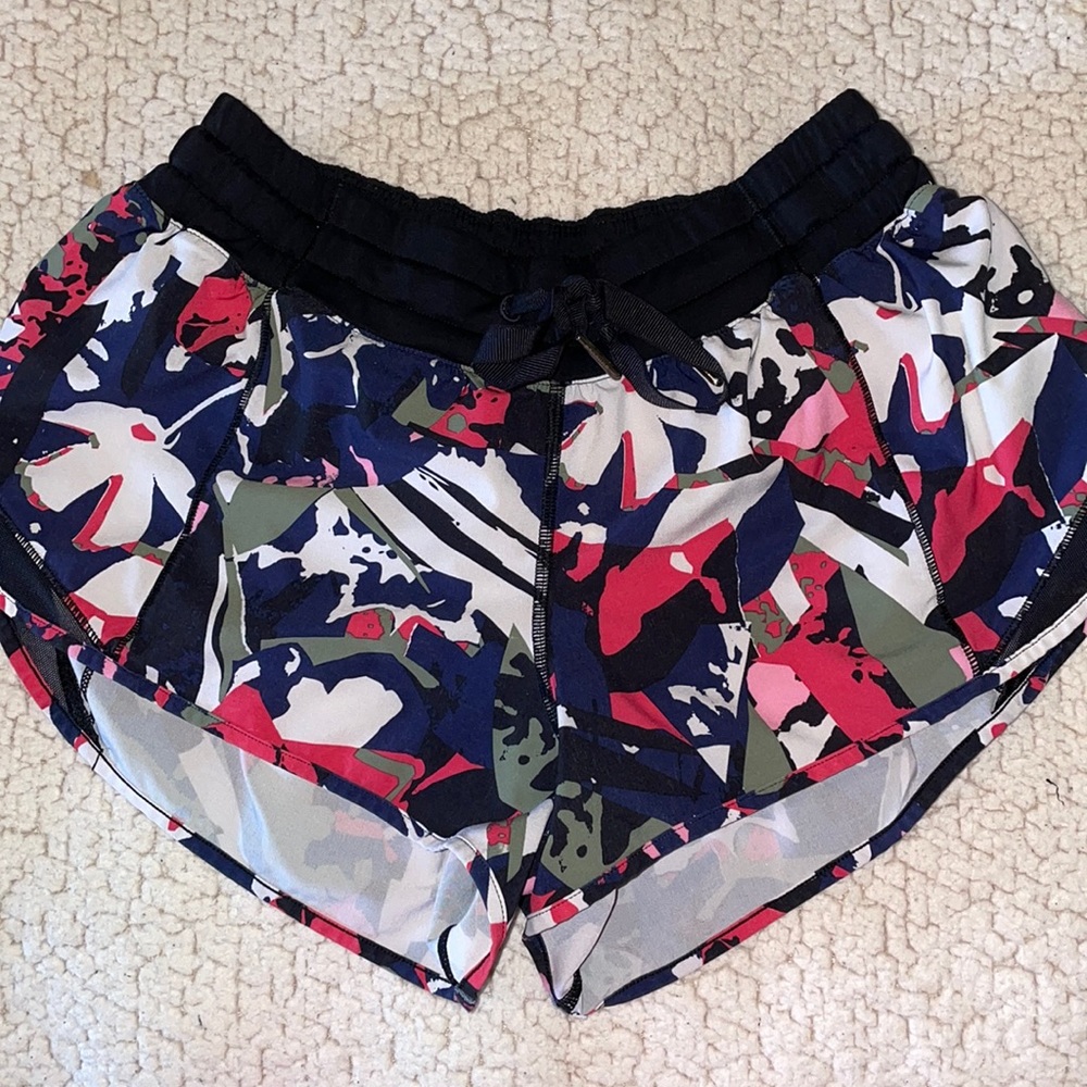 Multi colored Lululemon shorts
